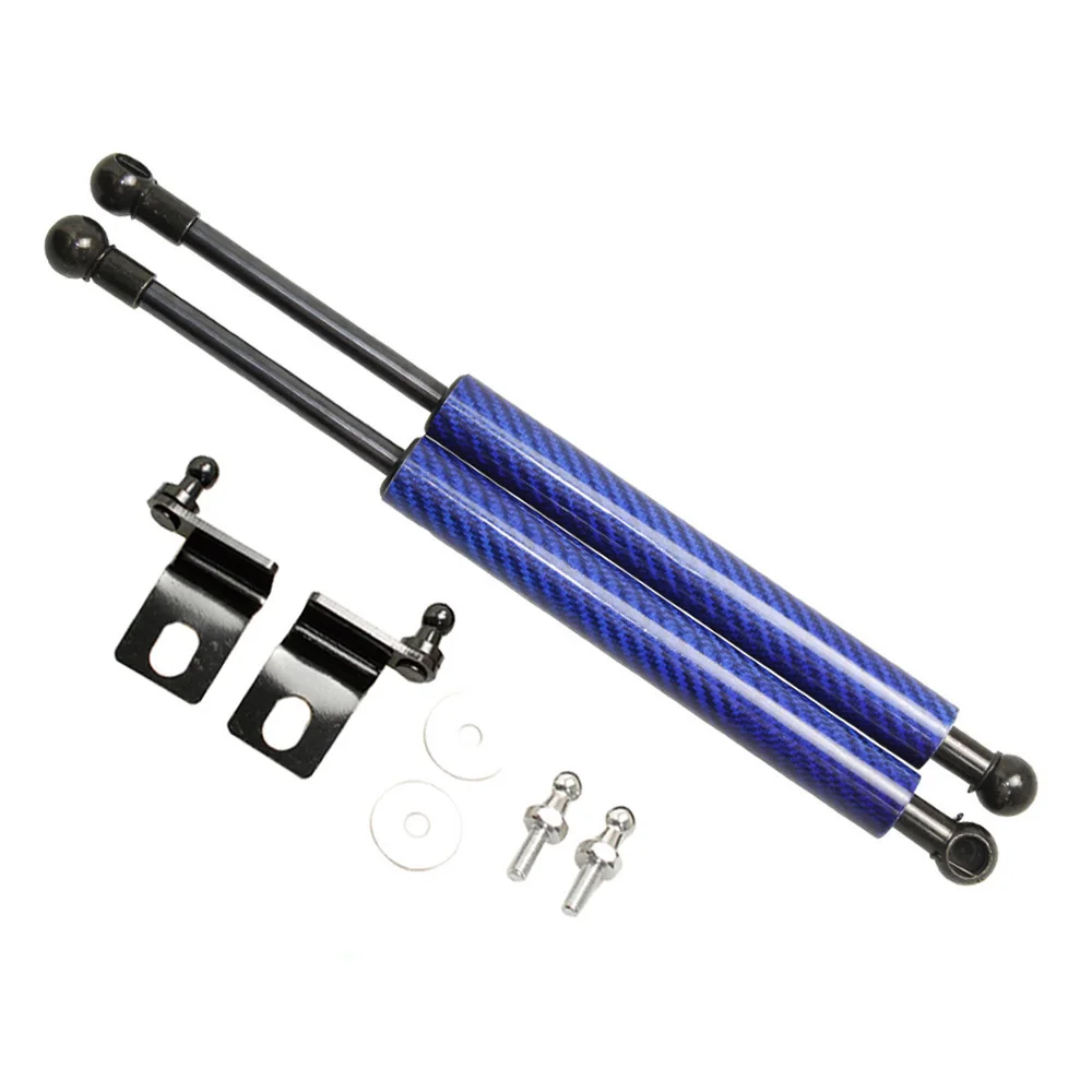 blue carbon fiber Для Mazda RX8 RX-8 2003-2011 авто передний капот модифицирует газовые стойки Амортизатор поддержка 1 пара углеродное волокно - Цвет: blue carbon fiber