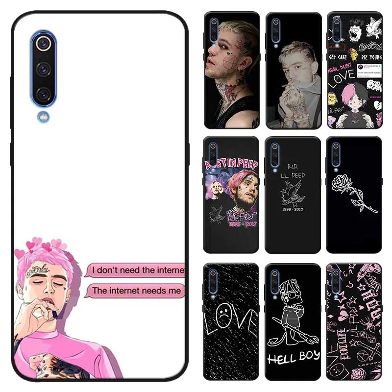 Мягкий силиконовый чехол для телефона samsung galaxy a50 a70 a30 a40 a20 s8 s9 s10 plus Rap Singer Lil Peep hellboy Life Cry Baby