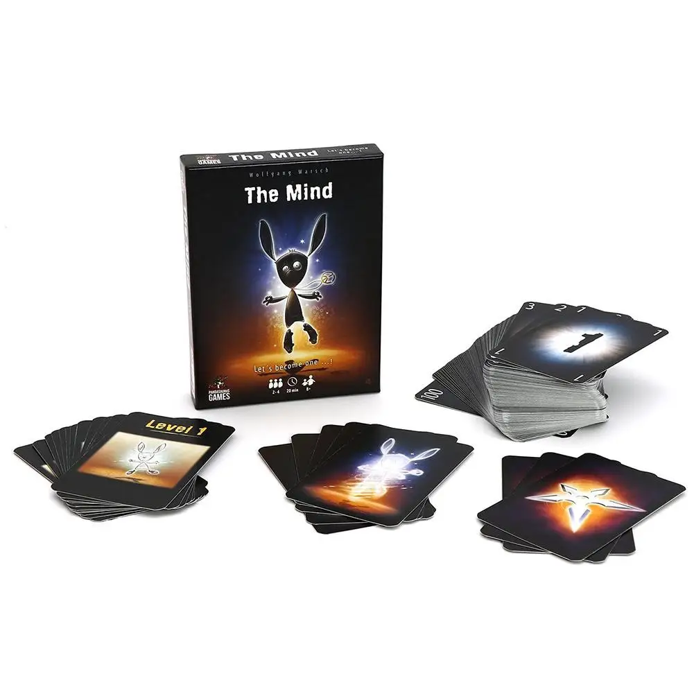 Колода карт The Mind Card Golden Playing Set Waterproof Plastic Black Color Poker Classic Magic Tricks Tool Games Gift on.