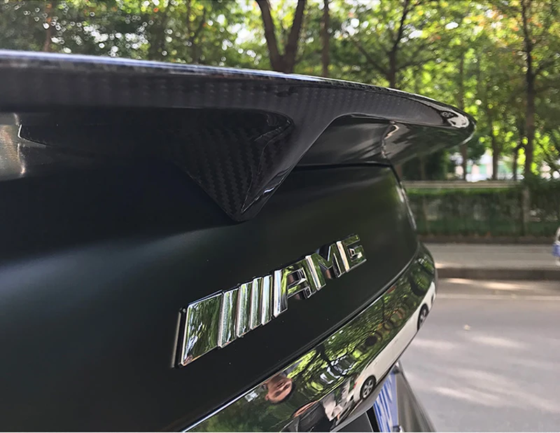 Стайлинг автомобиля R RT спойлер из углеродного волокна для заднего багажника