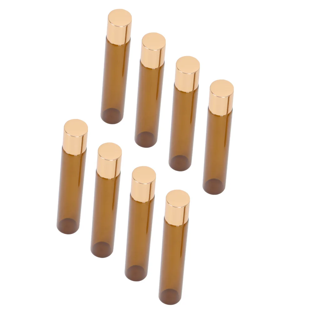 

12PCS 10ml Small Essential Oil Bottle Cosmetics Small Glass Bottle Roller Bottle