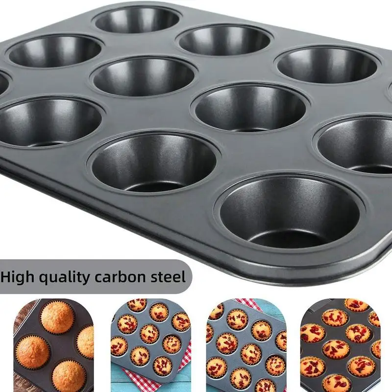 

Muffin Cupcake Pan Tin Cake Non Stick Baking Tray Bakeware Muffin Cup Baking Pan