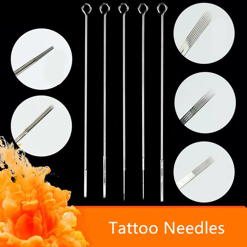 5 шт. одноразовые иглы для татуировки сортированные стерилизованные 1/3/5/7RL