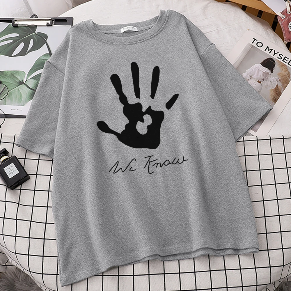 Мужская футболка с принтом руки братства Skyrim Dark летняя свободная модная крутая