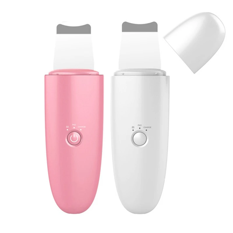

Ultrasonic Skin Scrubber Face Spatula Blackhead Remover Pore Cleaner Facial Spatula Exfoliator Face Lifting Tool