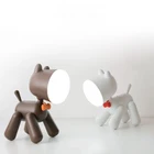 Ночник с мультяшными собаками, с зарядкой от USB, светодиодный прикроватный светильник для детской спальни, Детский Светильник-подставка для чтения для учеников