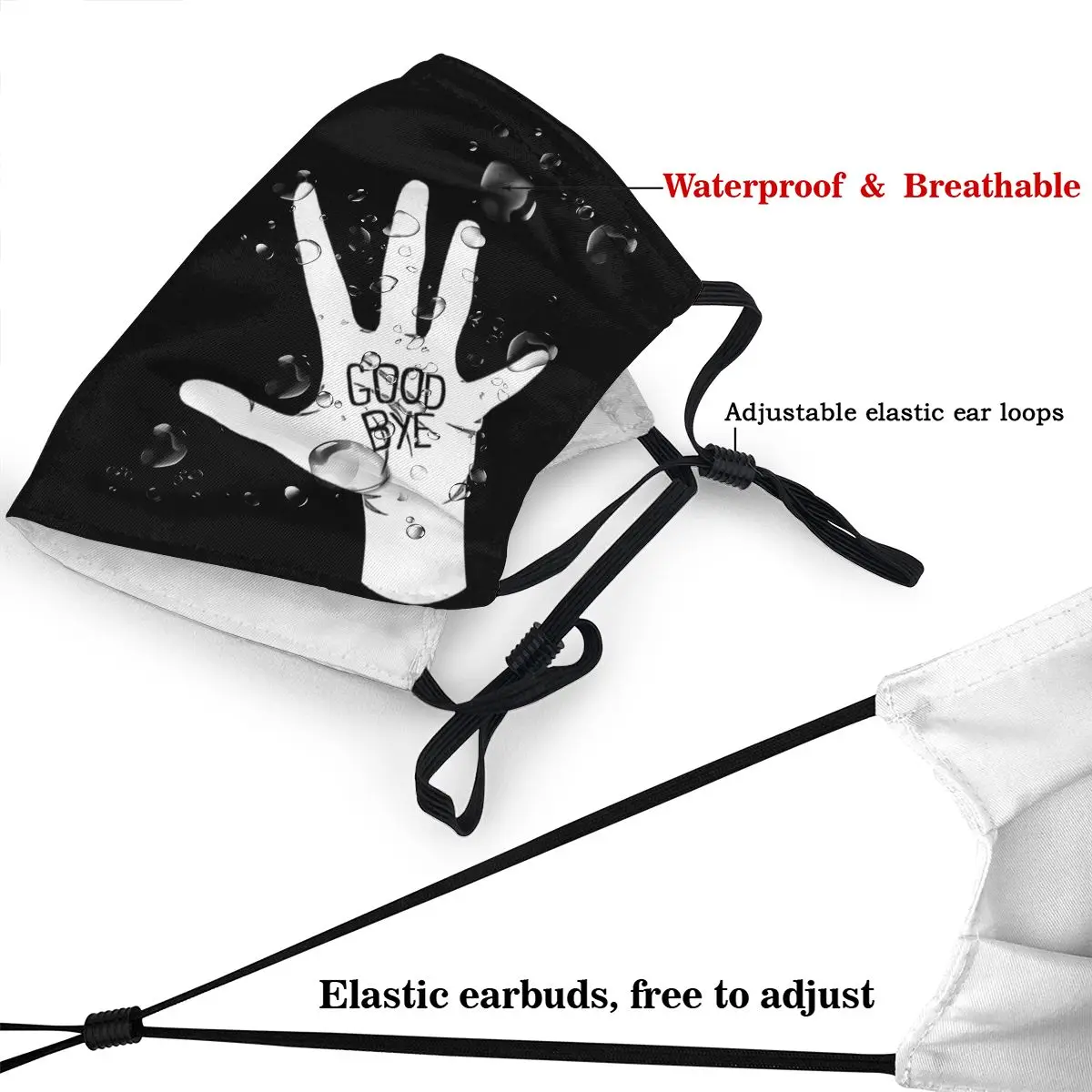 The Umbrella Academy Luther Diego Allison Klaus Superhero TV Series Mascarilla Masque Reutilizables Face Mask Hello Goodbye | Аксессуары