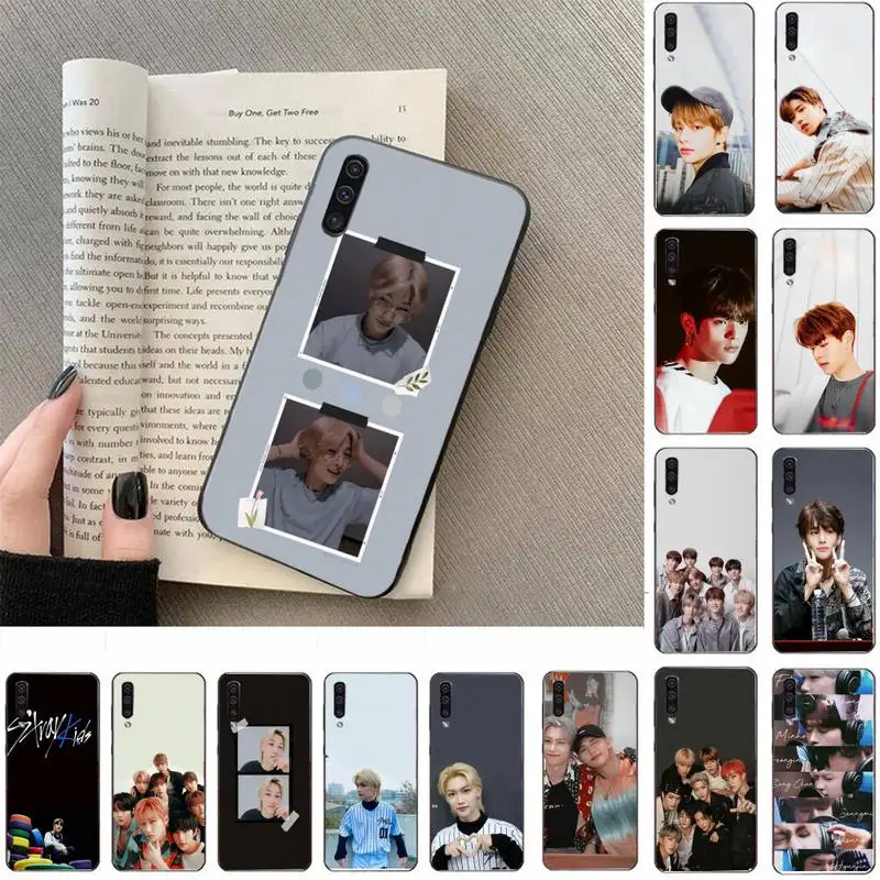

Felix stray kids hyunjin chan woojin Phone Case For Samsung Galaxy a50 A30S A50S a71 70 a10 case samsung a51 case