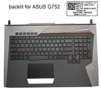 arabic gaming keyboard backlight for asus rog g752 g752v g752vl g752vm g752vs g752vt g752vy ar keyboard palmrest 13nb09y0ap0431