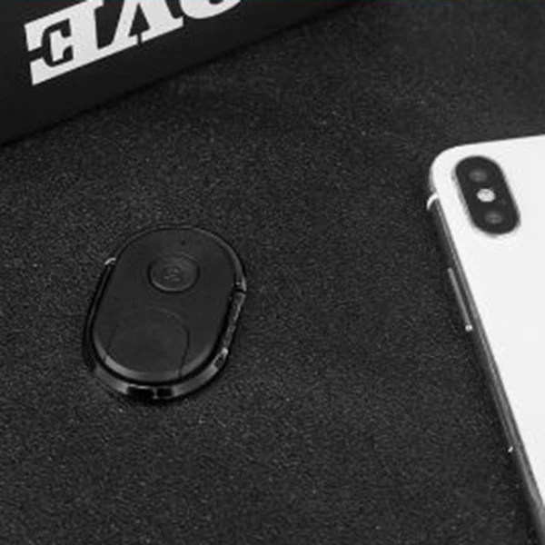 Mini Wireless Bluetooth Remote Control Self-Timer Camera Shutter Mobile Phone Ring Buckle Multi-Function Desktop Back Lazy Stand |