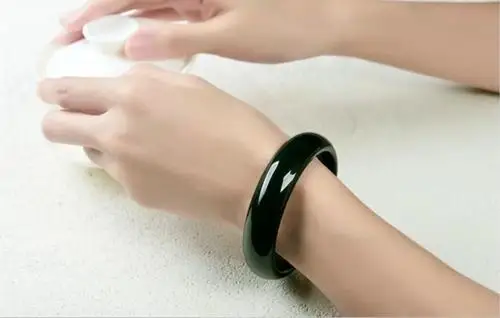 LETSFUN Изящные Ювелирные изделия натуральный класс A красивый темно-зеленый