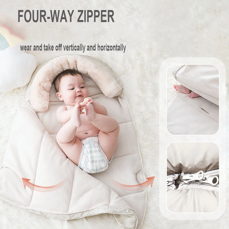Спальный мешок для малышей зимний конверт коляски теплые плотные спальные мешки