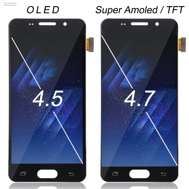 Акция Catteny A310F ЖК-дисплей для samsung Galaxy A310 Lcd кодирующий преобразователь сенсорного экрана в сборе A3 дисплей