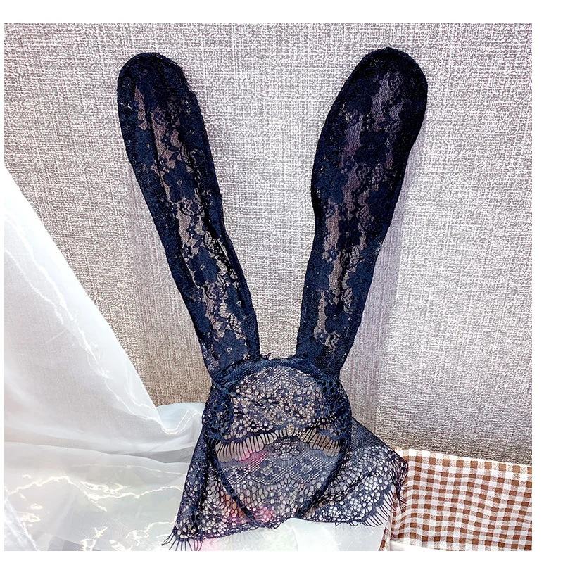 Сексуальная Милая Сетчатая Маска для лица в Корейском стиле кружевной головной