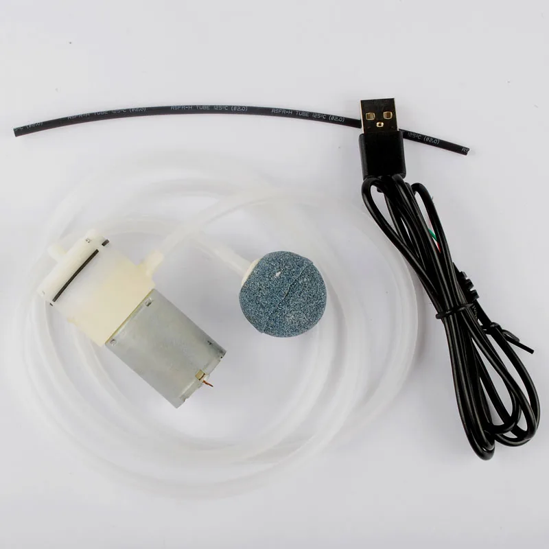 DC 6V аквариумный кислородный воздушный насос бесшумный портативный мини USB один