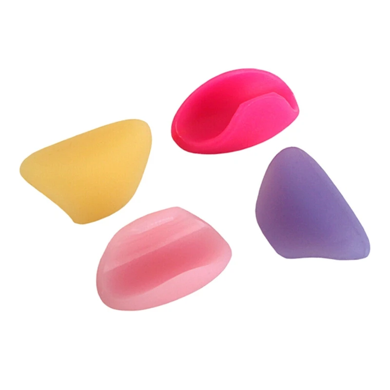 

4pcs Flute Finger Rest Soft Silicone Dizi Protector Musical Woodwind Parts Accessory