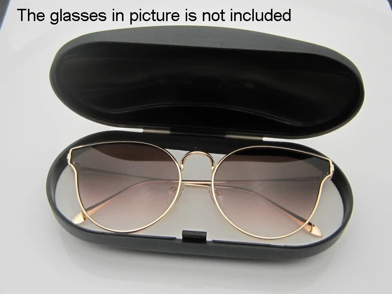 2019 фирменный качественный пластиковый футляр для солнцезащитных очков черный