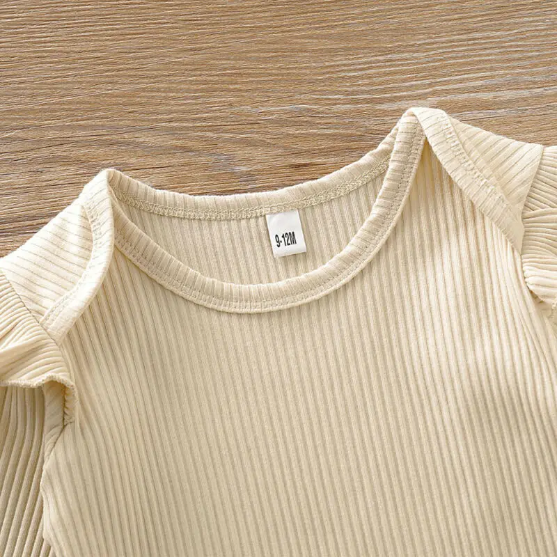 Newborn Baby Girls Cotton Long Sleeve Romper Printing Pants Outfit Clothes AU | Детская одежда и обувь