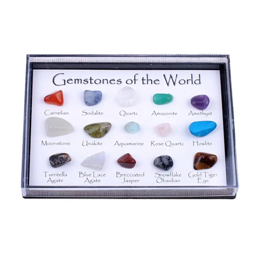 

Stone 15Pcs Good Mixed Mineral Rocks Decor Lightweight Mineral Rocks Eco-friendly for Household