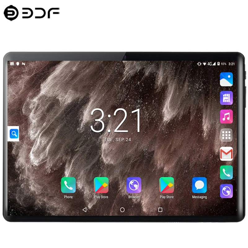 10,1 ''планшетный ПК 2.5D Закаленное стекло Android 9,0 десять ядер 8 ГБ+ 128 Гб мобильный телефон SIM карта 3g вызов ips ЖК-дисплей компьютер ПК