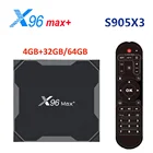 ТВ-приставка X96 Max, Android 9,0, Amlogic S905x3, 8K, смарт-медиаплеер, 4 Гб ОЗУ, 64 Гб ПЗУ, приставка X96Max, 2,4G, Wi-Fi, 2G16G, ТВ-приставка, Wi-Fi, 2 Гб, Wi-Fi