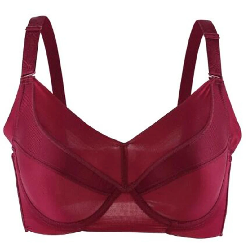 Удобный женский Гладкий бесшовный бюстгальтер с полным покрытием большого
