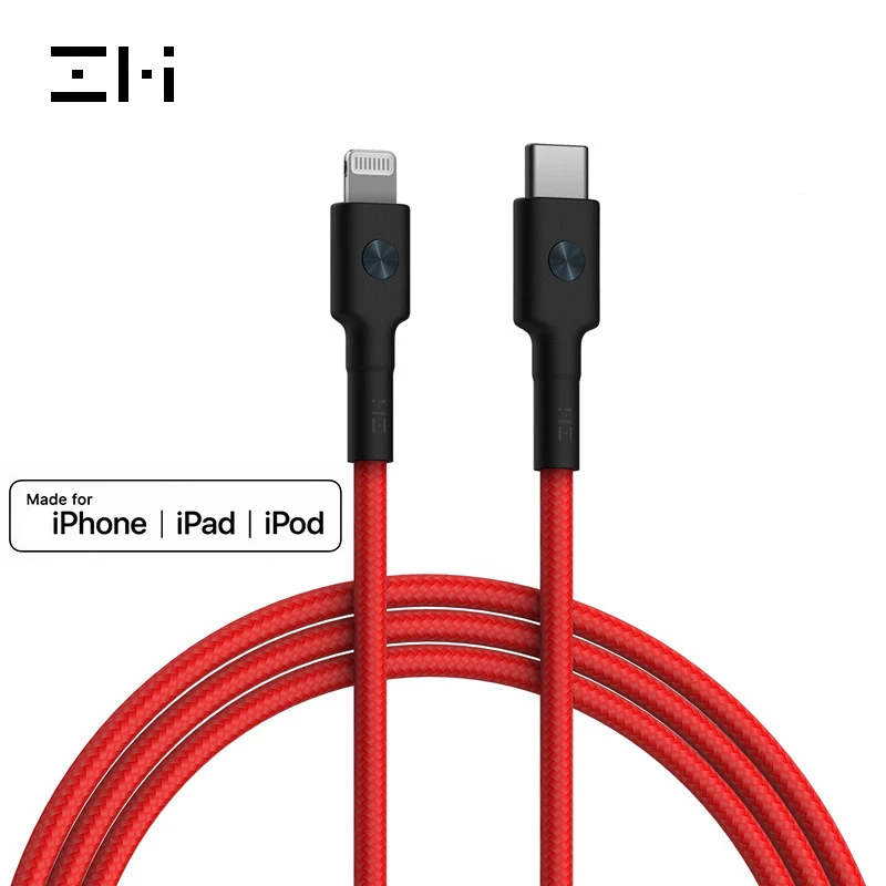 USB C to iPhone R xiaomi zmi usb type c кабель короткий 0,3 м 1 м 2 м быстрое зарядное устройство PD для usb c к lightning Кабель Быстрая зарядка данных Android3A - Цвет: USB C to iPhone R