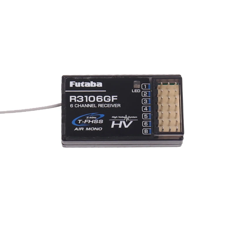 6 канальный ресивер Futaba R3106GF для 6K 6L 10J 16SZ 18SZ 18MZWC радиоуправляемой модели вертолета