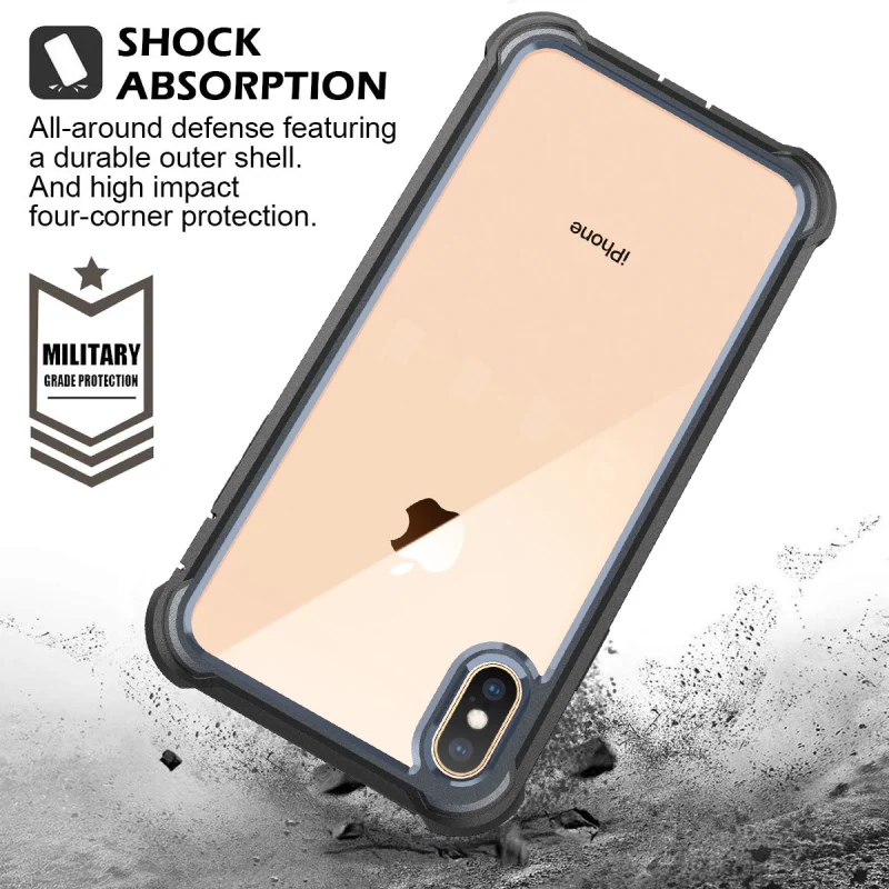 Жесткий чехол 2 в 1 для iphone 11 pro Max с защитной пленкой полностью защищающий 360