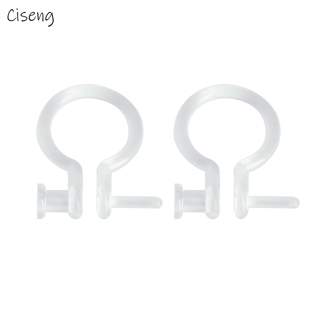 Ciseng 2017 прозрачный не проколотых ушей клип серьги клипсы застежка для девочек