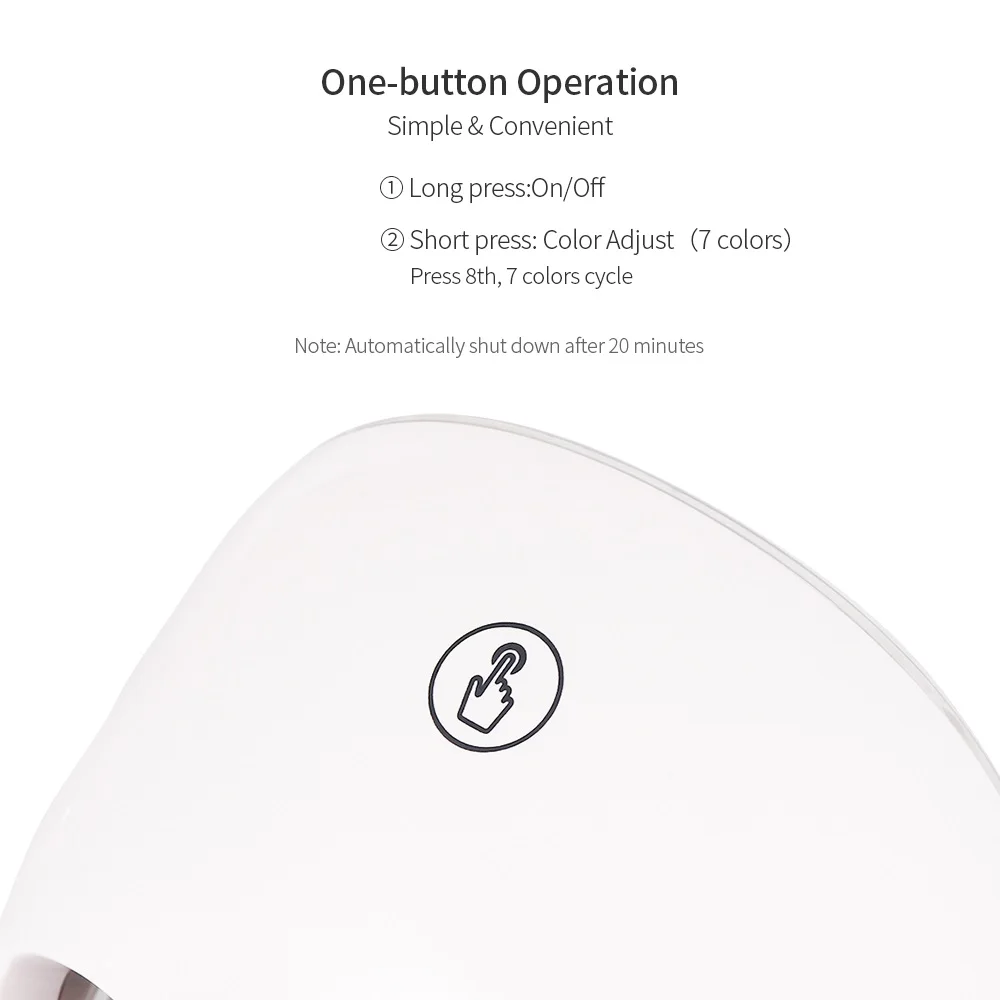 

Rechargeable Battery Facial LED Mask 7 Colors LED Photon Therapy Beauty Mask Skin Rejuvenation Lifting Dark Spot Cleaner Device