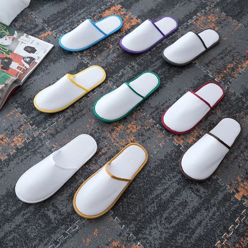 

Disposable Slippers Closed Toe Disposable Slippers Fit Size For Men And Women For Hotel Spa Guest Used Homestay Slippers