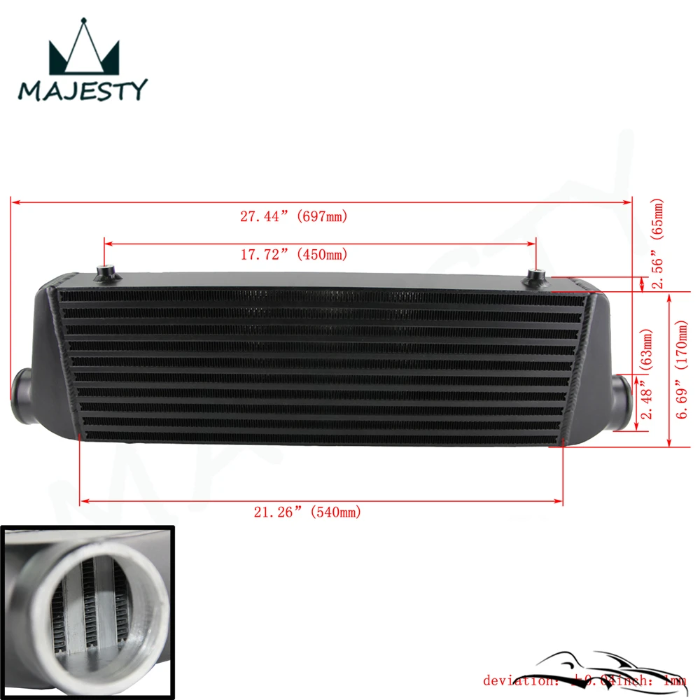 Подходит для высокопроизводительного интеркулера 98 05 V * W J ETTA G olf TI 1 8 T FMIC| |