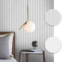 white and black herringbone peel and stick wallpaper geometric lines self adhesive wallpaper modern stripe prepasted wall paper