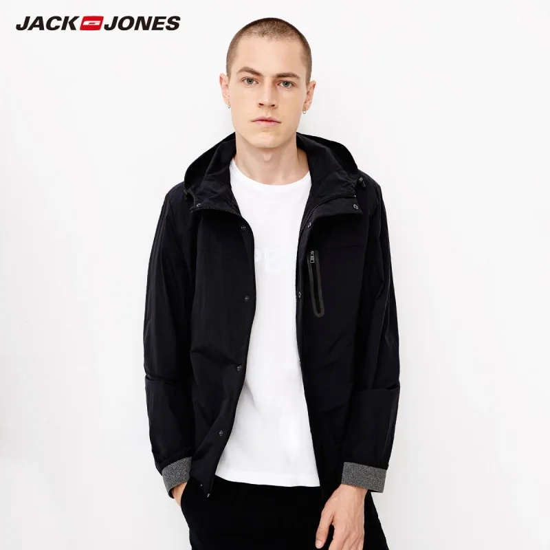JackJones Мужская куртка с капюшоном спортивная короткая мужская одежда 218321510 |