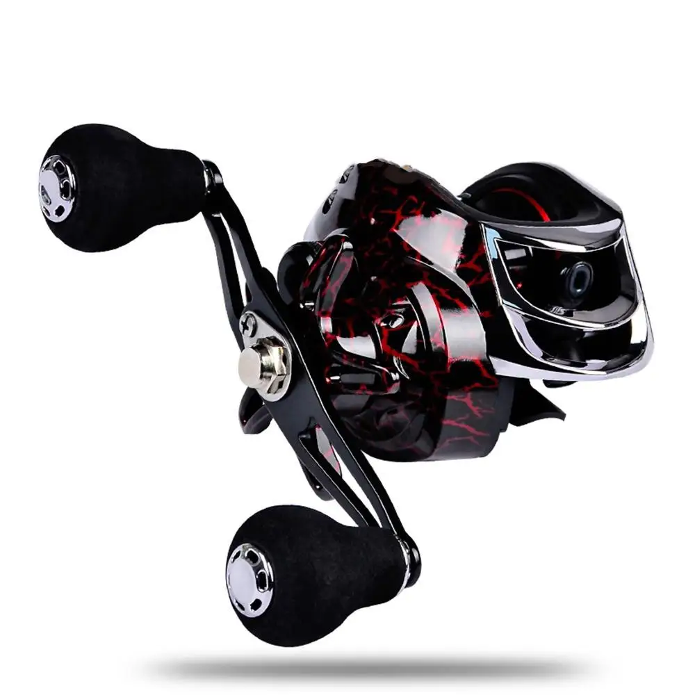 

Fishing Reel Metal Rocker Spool Gear Fishing Wheel Dripping Wheel Durable Portable 18+1 DW121