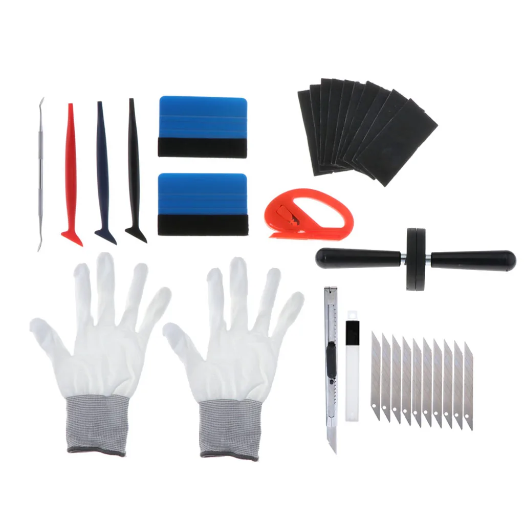 

9 In 1 Scraper Window Tinting Felt Auto Film Tuck Wrap Application Tool