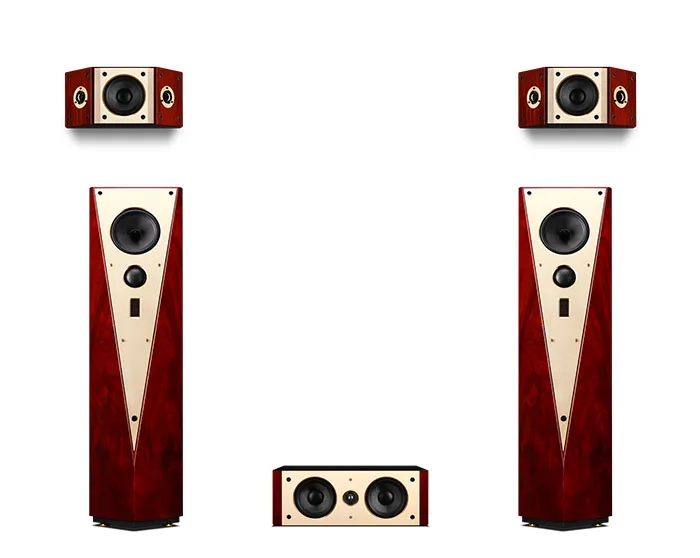 HIVI Swans T1000HT домашний кинотеатр пианино с лаковой отделкой Hi Fi стерео главные