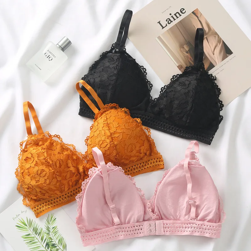 Женский кружевной бюстгальтер без косточек сексуальное нижнее белье женский