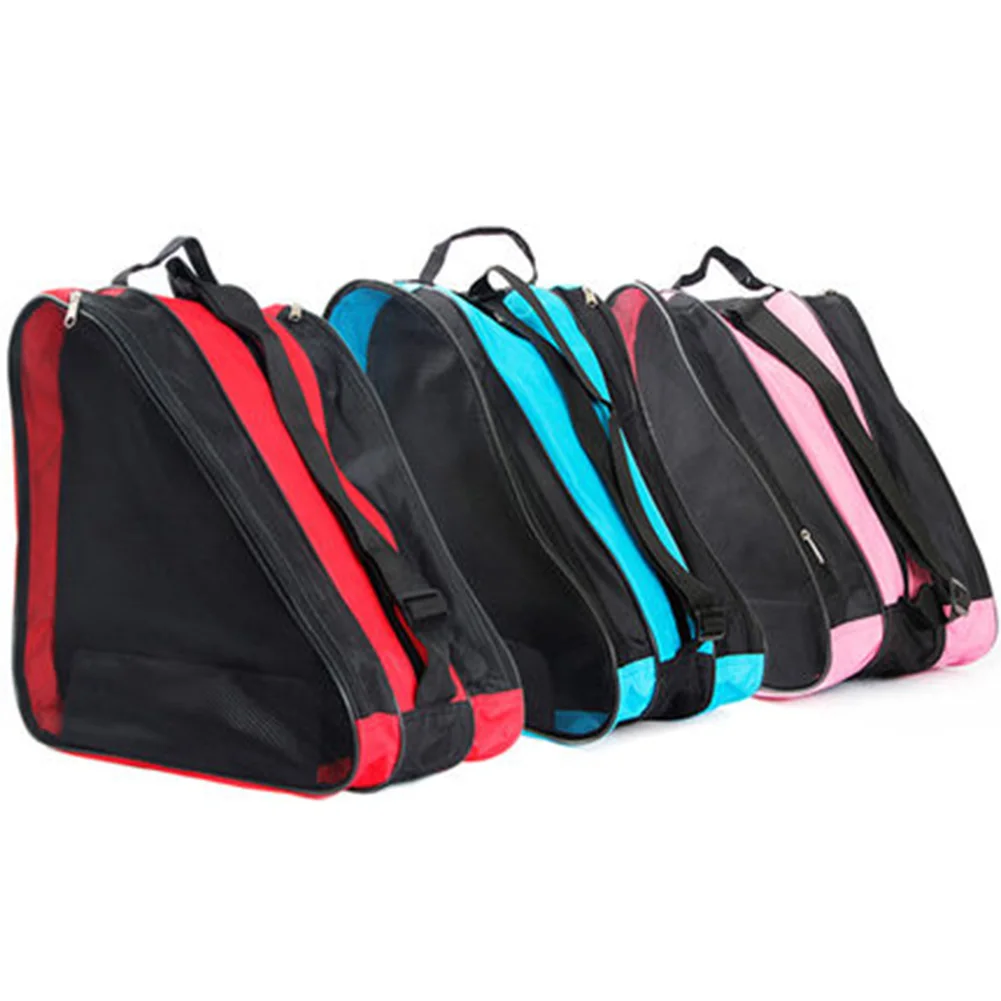 

With Handle Backpack Kids Gift Carry Breathable Roller Skate Bag Portable Shoulder Sports Triangle Oxford Cloth Ski Large