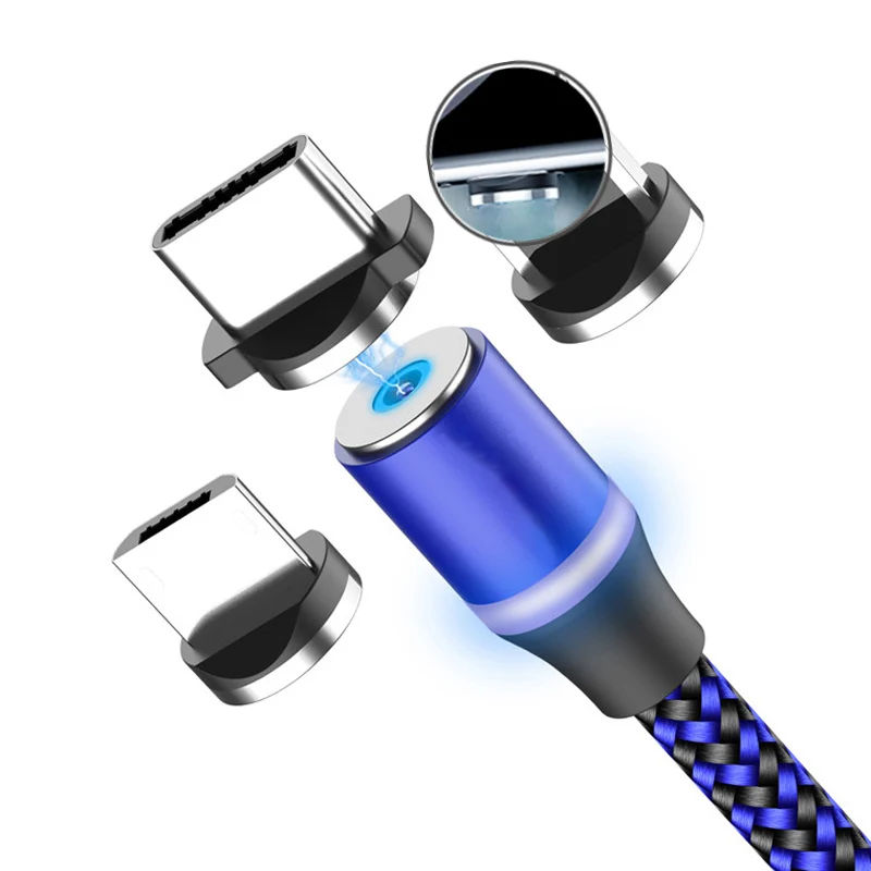 Магнитный usb-кабель для зарядки iphone Xs max Xr X samsung s9 ipad mini, кабели для быстрой зарядки, адаптер, шнур для зарядки мобильного телефона