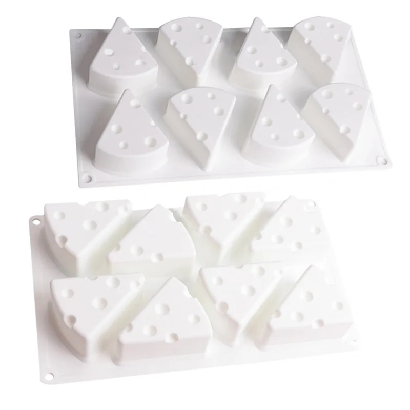 

1PC Cheese Cake Silicone Mold DIY Baking Non-Stick Mousse 8 Holes Chocolate Cookies Pastry Dessert Cake Decorating Mold Tools