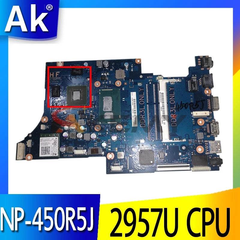 

AKEMY материнская плата для ноутбука Samsung NP-450R5J 450R5J 15,6 дюймов SR1DV 2957U Gegorce 820 м BA41-02390A BA92-14567A BA92-14567B