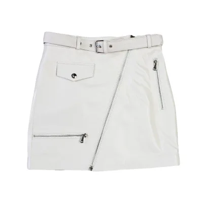 2019 Новая модная юбка из натуральной овечьей кожи G26|Женские юбки| |