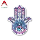 Наклейка на все глаза Aliauto Hamsa, стикеры из ПВХ для автомобилей Ford Chevrolet Cruze Honda Toyota Skoda ,13 см * 17 см