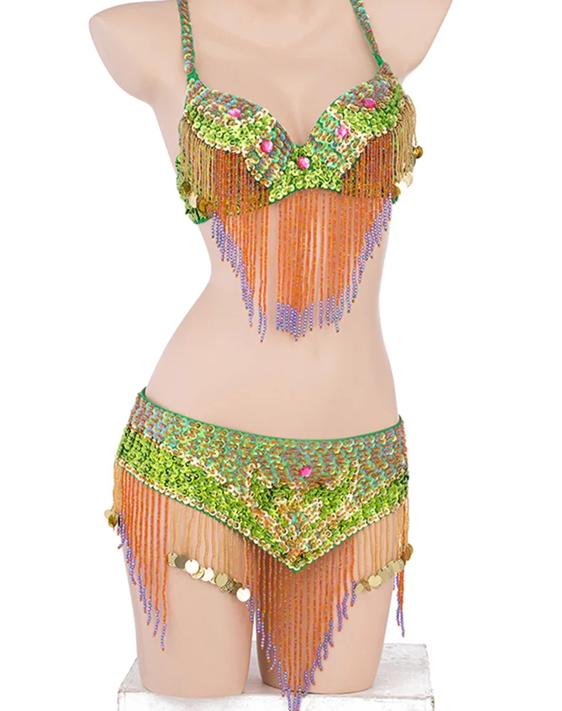 2pcs/set Belly Dance Costumes Oriental Dance Suit BellyDance Costumes Carnival Dance Costumes#ZY-0922