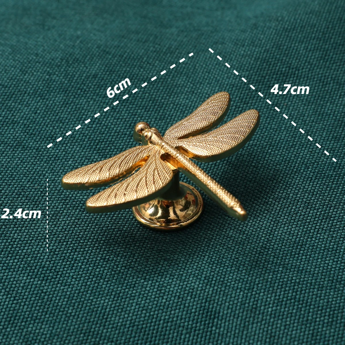 Мебели для ящиков в форме стрекозы ручки медного цвета шкафа с насекомыми шкафов