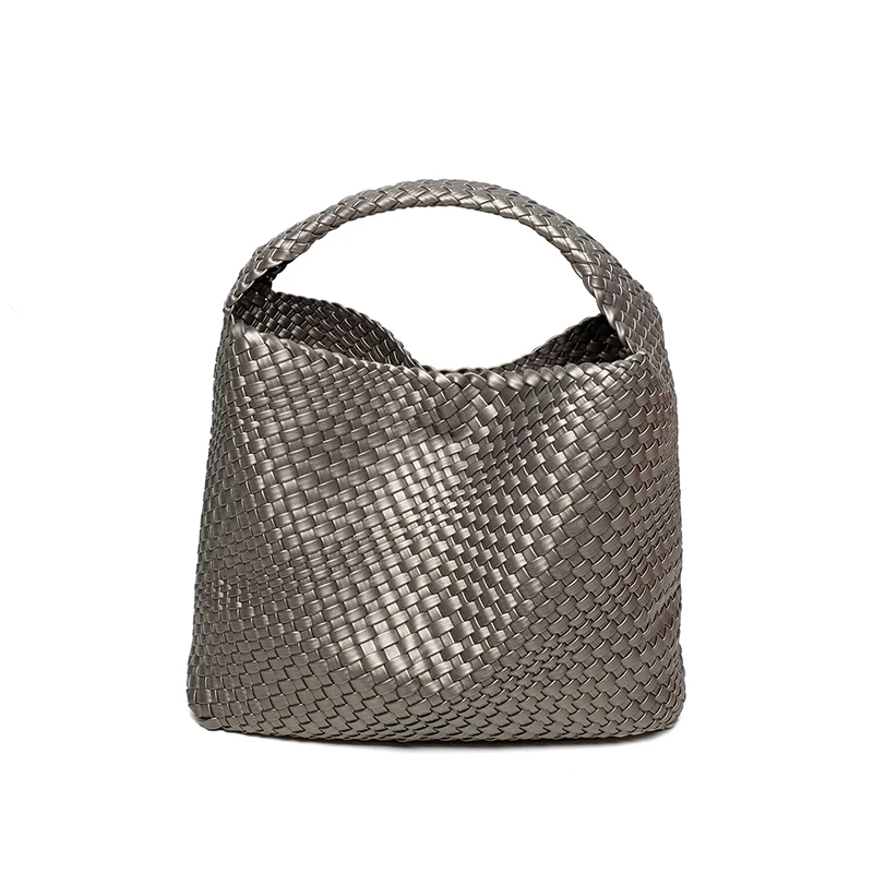 

Hand-woven Women's Bag Spring Summer New European And American Tide Single Shoulder Vegetable Bucket compostite Bag