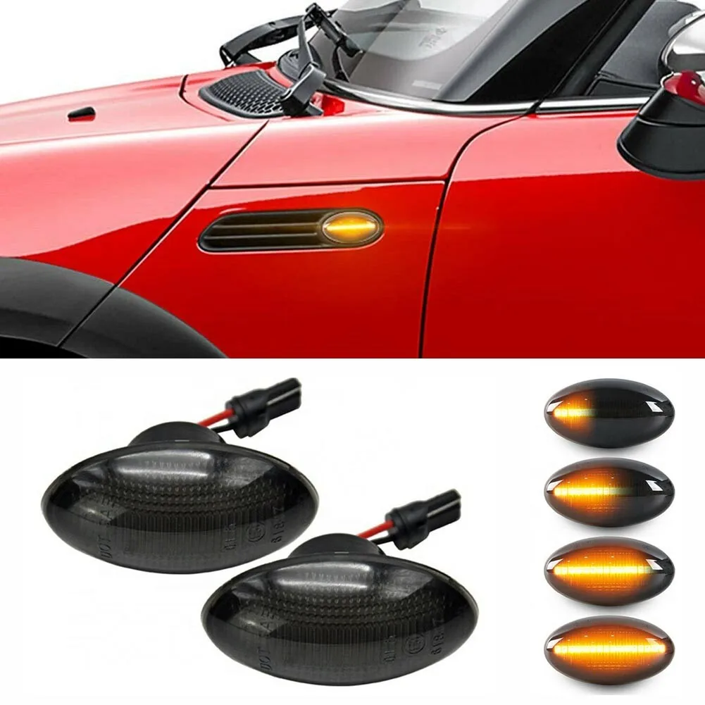 

Dynamic Fender Blinker Lights LED Replacement Side Marker Yellow 3000K