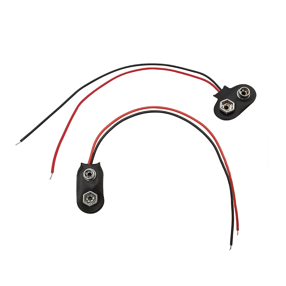 5/10 шт. зажимы-соединители для аккумуляторов 9 В зажимы проводов держатель кабеля